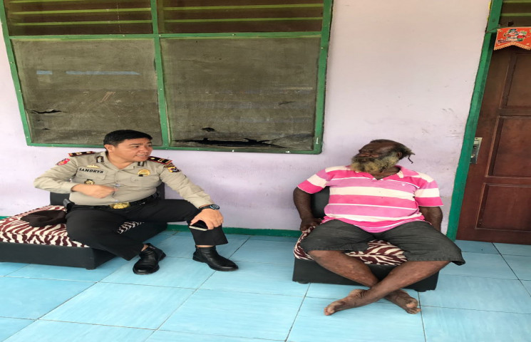 Polsek Arso Kota Kunjungi Mantan Tokoh OPM